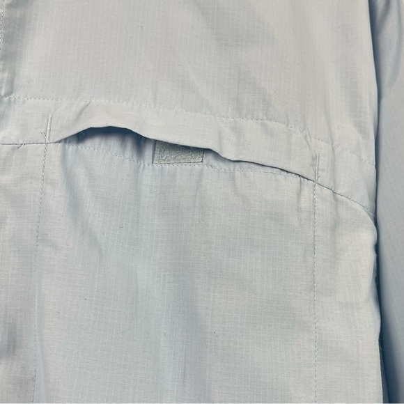 Koppen Large No Fly Zone Insect Repellent Fishing Hiking Camping Button Down Top - Picture 5 of 10